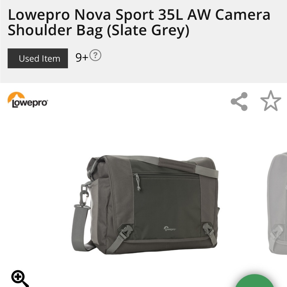 2 NWT Camera Bags Lg and Small see photos